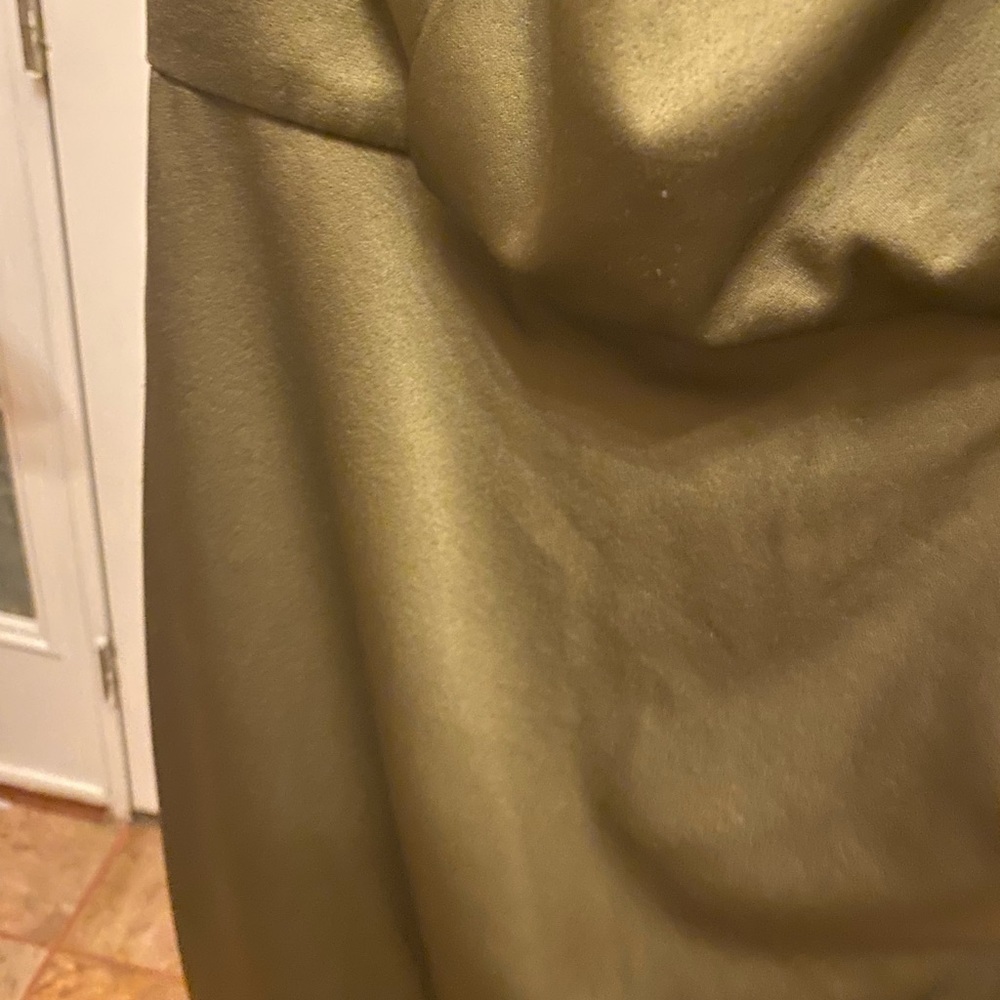 NWOT ELLIAT ARMY GREEN ASYMMETRICAL DRESS SIZE S - Picture 5 of 11